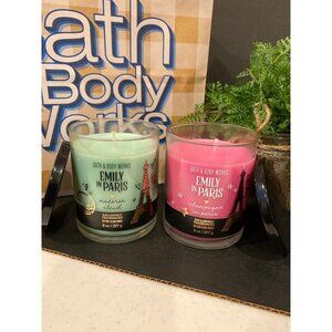 Bath & Body Works Emily In Paris Single Wick 2-pc Candle Set